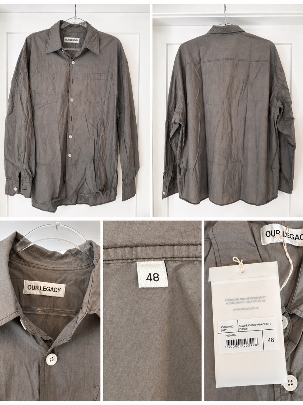 Our Legacy Taupe Button-Up Shirt